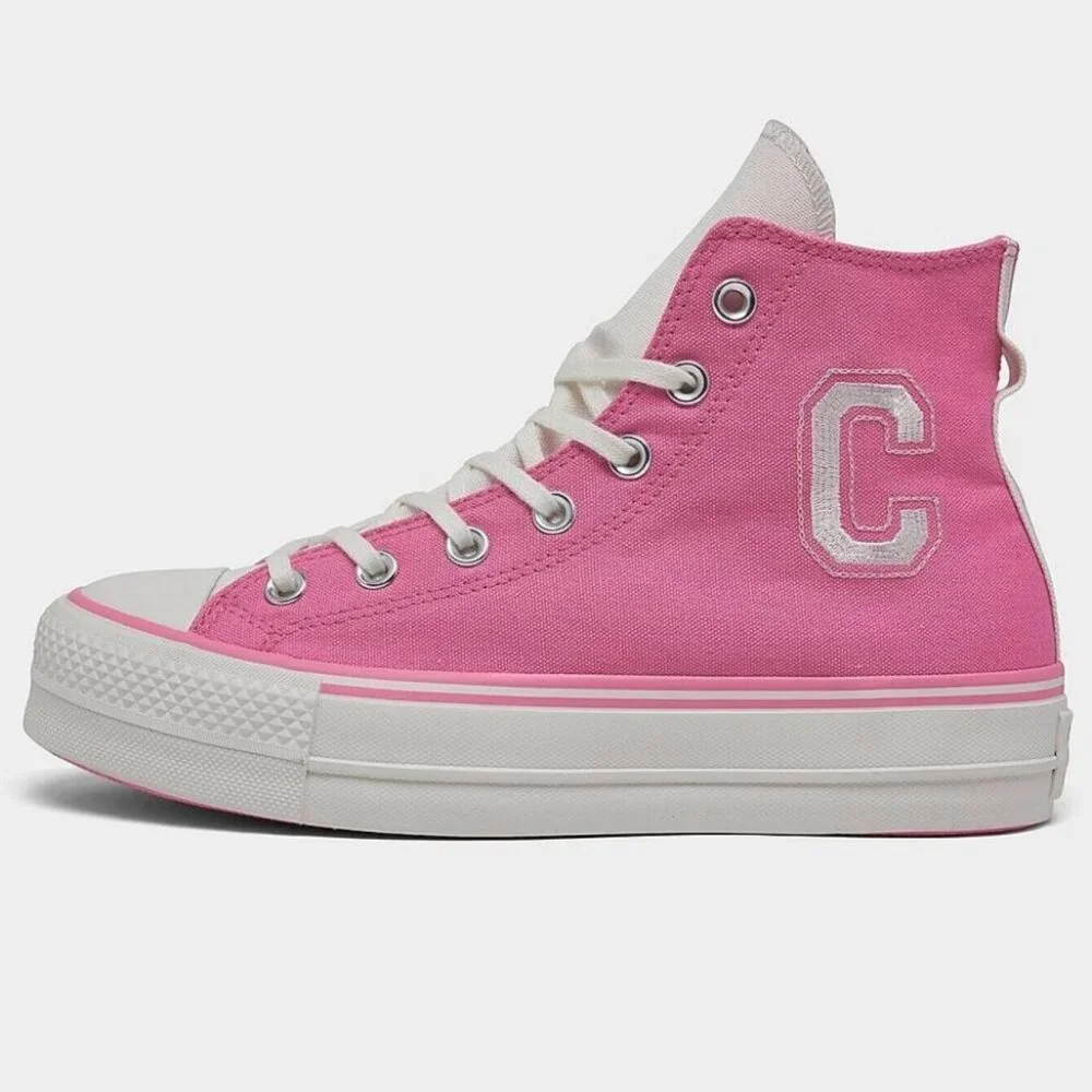 CONVERSE Lift Platform Retro Varsity Women's Chuck Taylor All Star Sneaker, 8.5 - Picture 6 of 13